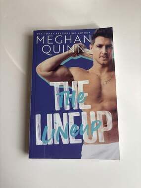 The Lineup by Meghan Quinn SIGNED OOP Indie Paperback